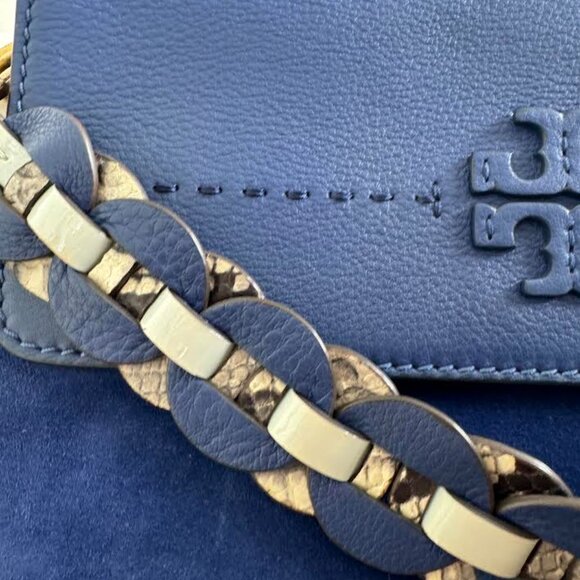 Tory Burch Blue Shoulder Bag - Picture 6 of 9